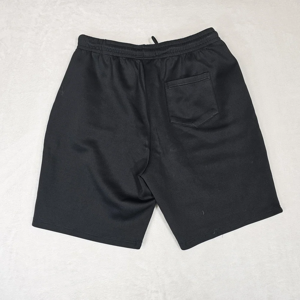 Public Record Athletic Shorts Boys XL (28) Black‎ Checkered Zip Pockets Racing